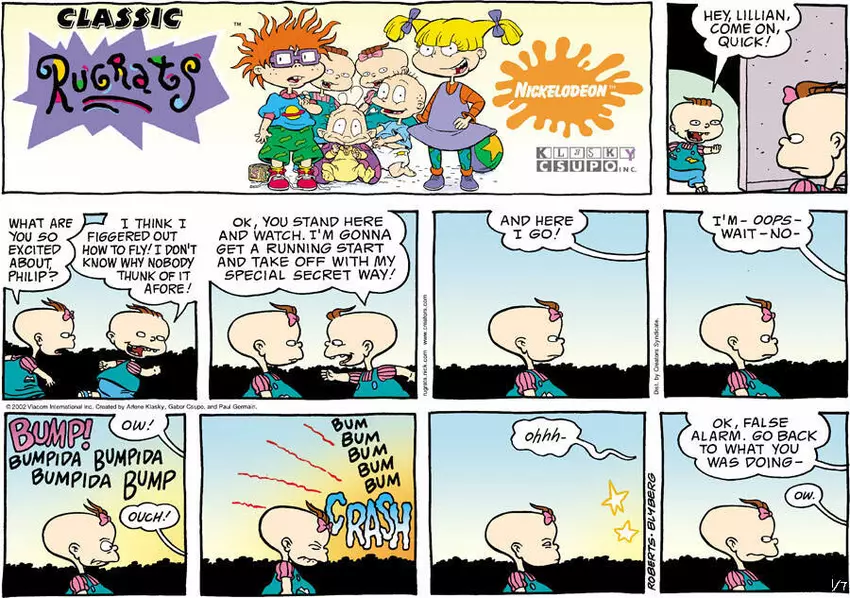 Rugrats for Jan 07, 2024