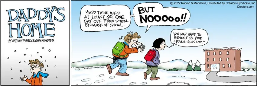 Daddy's Home for Jan 16, 2022