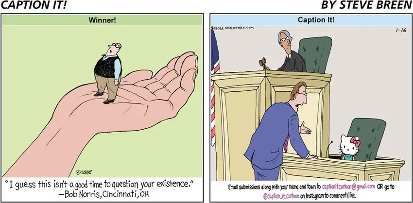 Caption It! for Jan 16, 2022