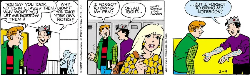 Archie for Feb 09, 2022