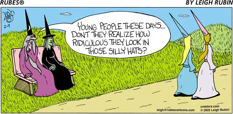 Rubes® for Feb 09, 2025