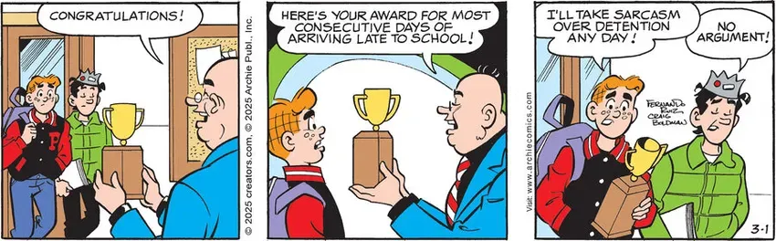 Archie for Mar 01, 2025