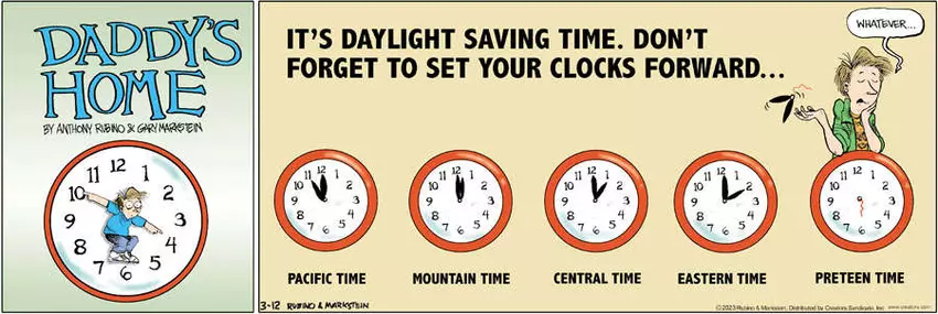 Daddy's Home for Mar 12, 2023