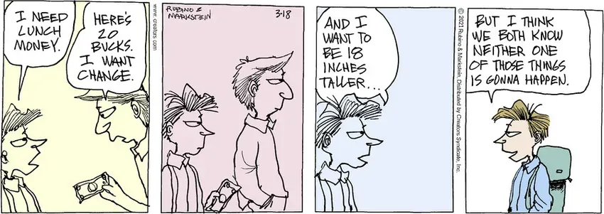 Daddy's Home for Mar 18, 2021