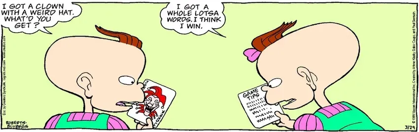 Rugrats for Mar 29, 2021