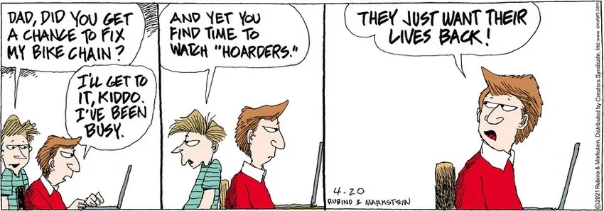 Daddy's Home for Apr 20, 2021