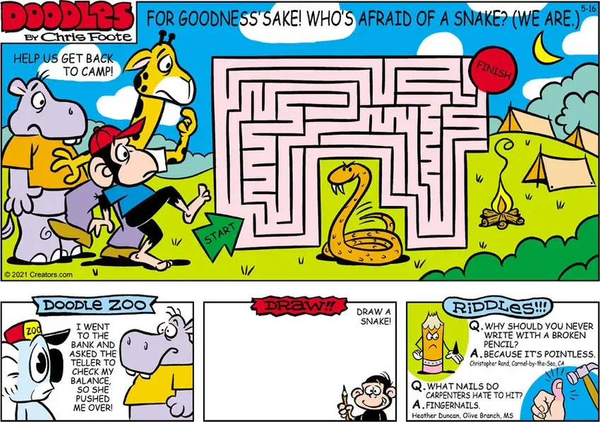 Doodles for May 16, 2021