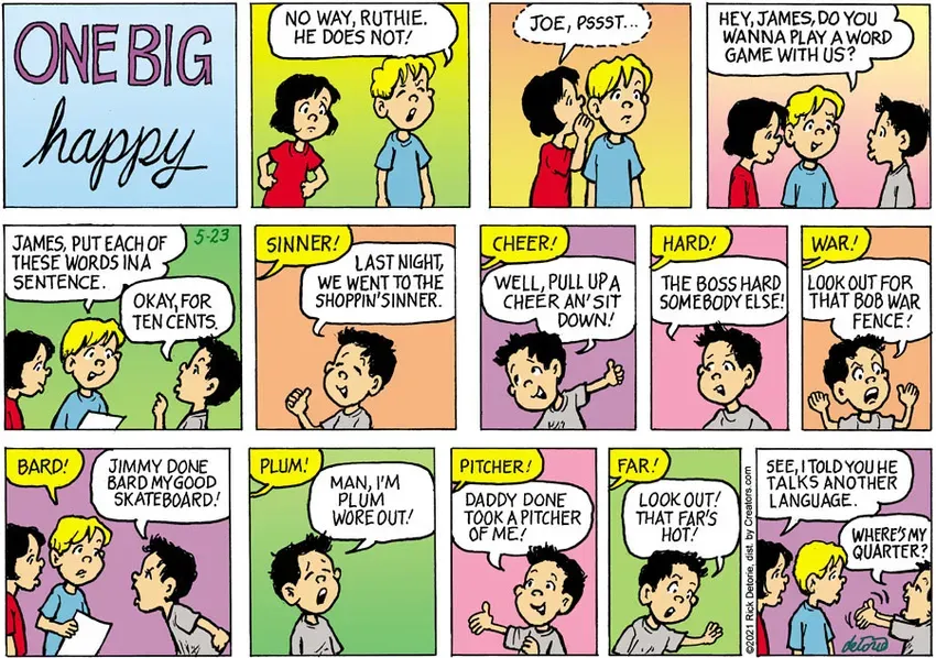 One Big Happy® for May 23, 2021