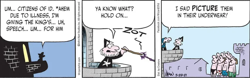 Wizard of Id for May 29, 2021