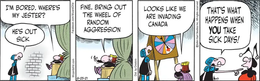 Wizard of Id for Jun 25, 2021