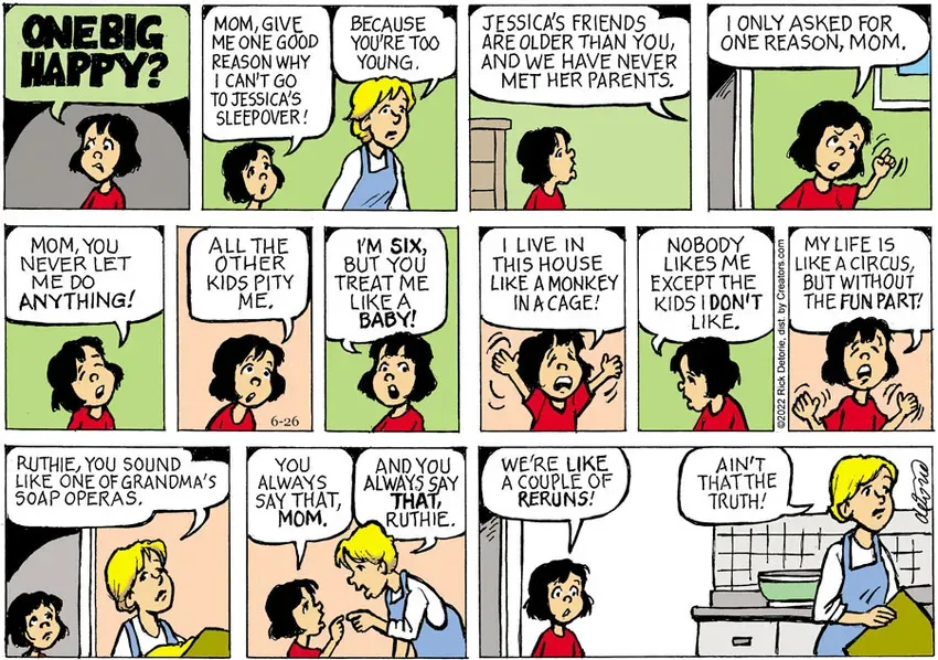 One Big Happy® for Jun 26, 2022