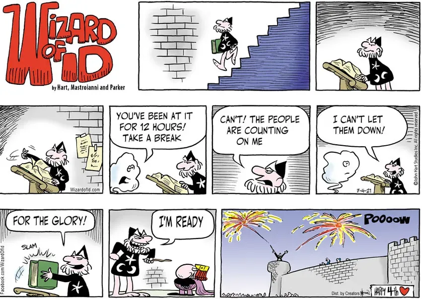 Wizard of Id for Jul 04, 2021