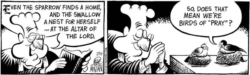 For Heaven's Sake for Jul 15, 2024