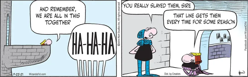 Wizard of Id for Jul 22, 2021