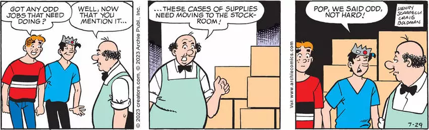 Archie for Jul 29, 2023