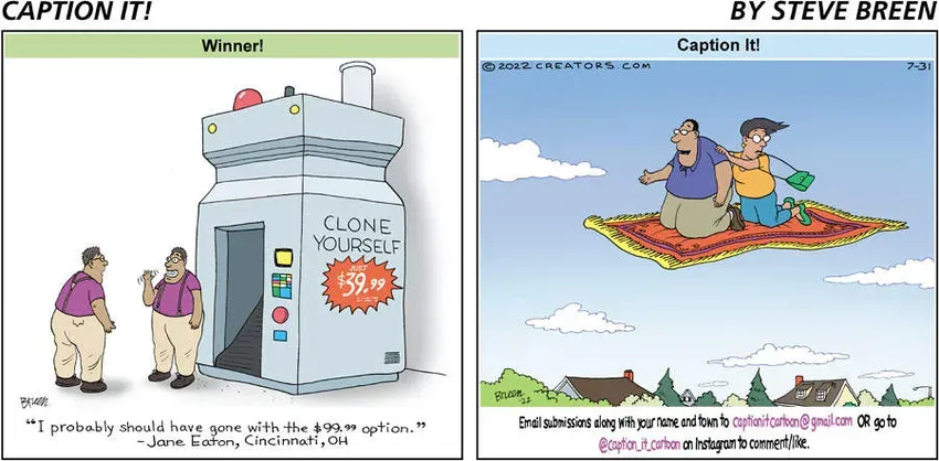 Caption It! for Jul 31, 2022