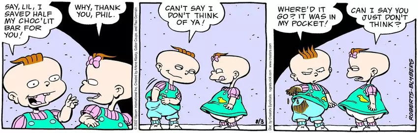 Rugrats for Aug 03, 2023