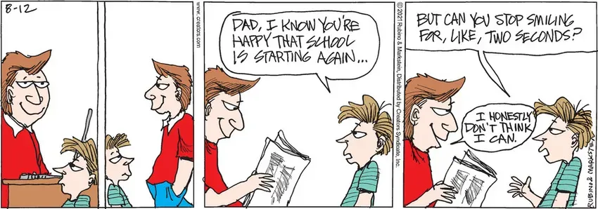 Daddy's Home for Aug 12, 2021