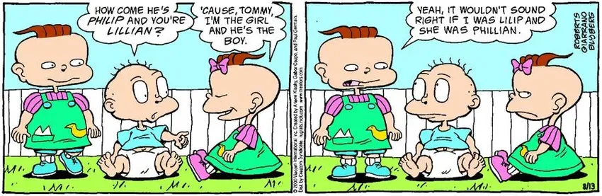 Rugrats for Aug 13, 2022