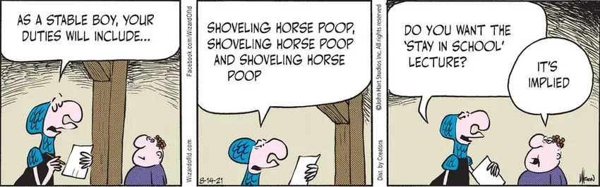 Wizard of Id for Aug 14, 2021