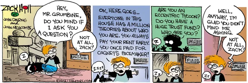 Zack Hill for Aug 15, 2021