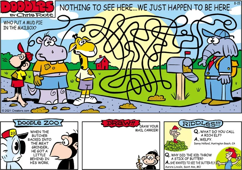 Doodles for Aug 15, 2021