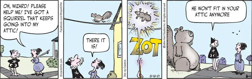 Wizard of Id for Aug 16, 2021