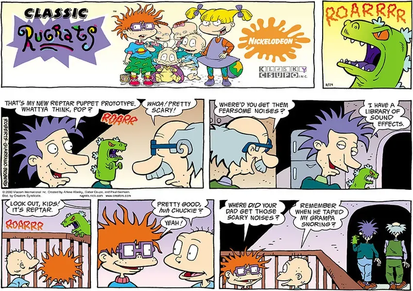Rugrats for Aug 29, 2021