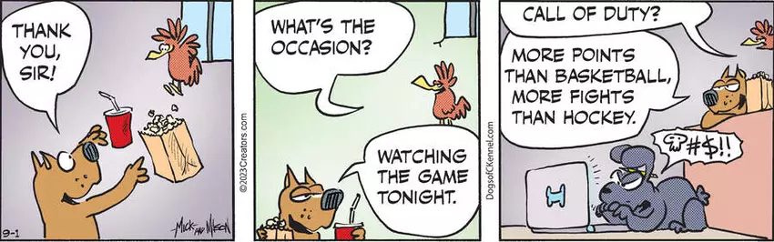 Dogs of C-Kennel for Sep 01, 2023