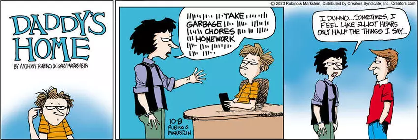 Daddy's Home for Oct 08, 2023