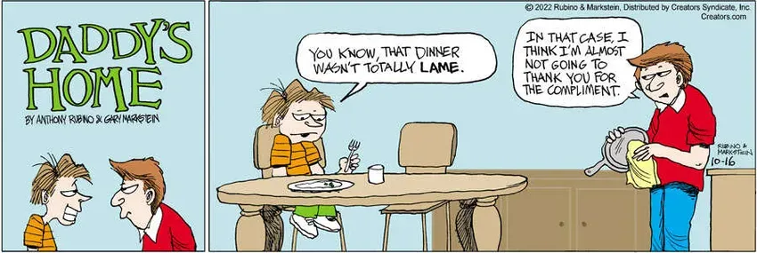 Daddy's Home for Oct 16, 2022