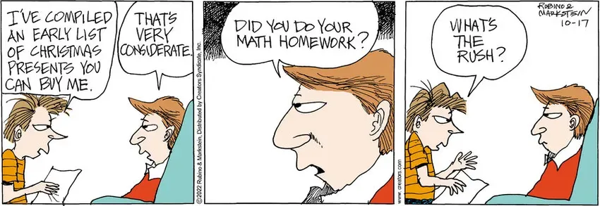 Daddy's Home for Oct 17, 2022