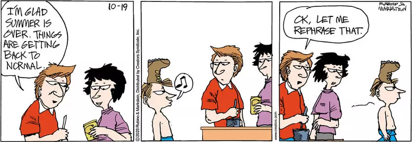 Daddy's Home for Oct 19, 2023