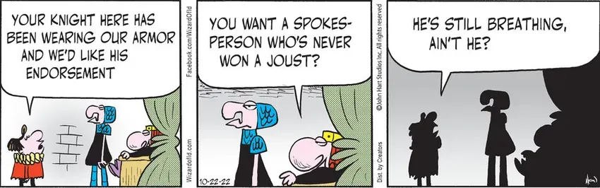 Wizard of Id for Oct 22, 2022