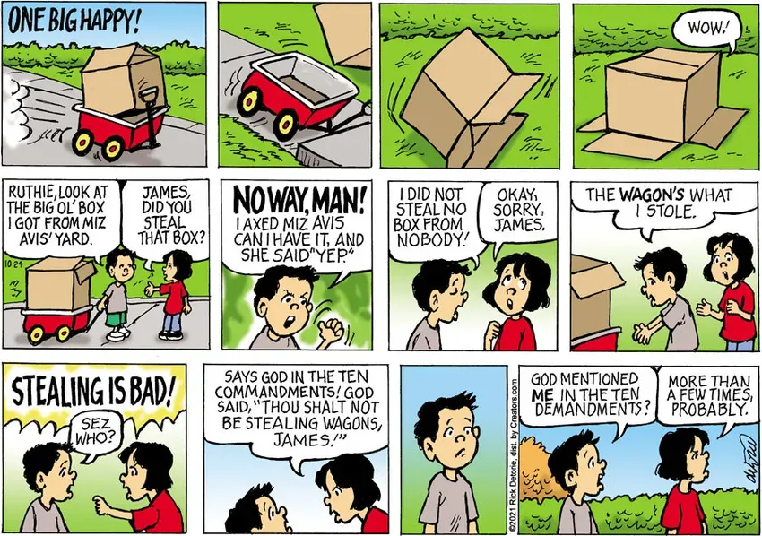 One Big Happy® for Oct 24, 2021