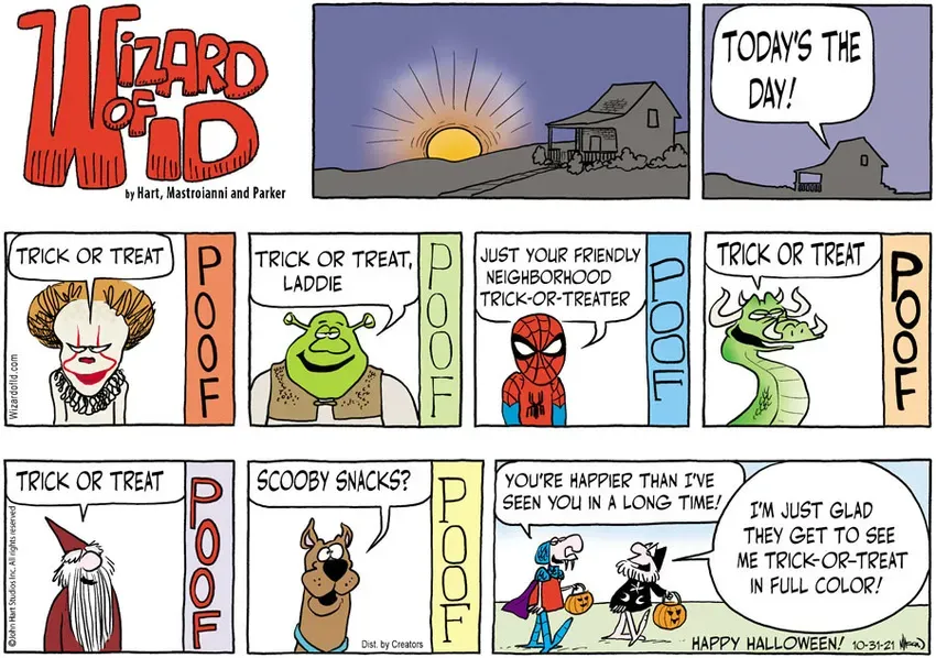 Wizard of Id for Oct 31, 2021