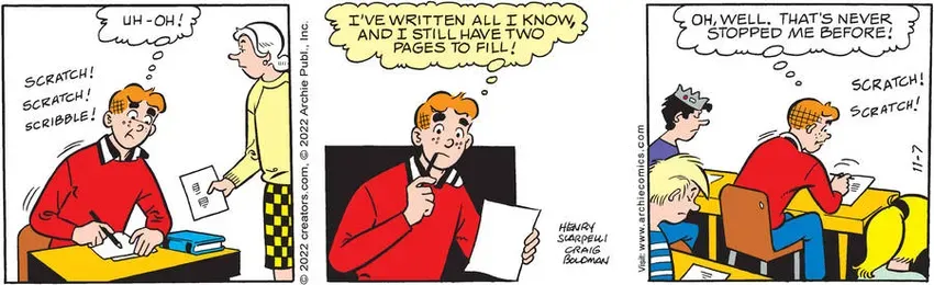 Archie for Nov 07, 2022
