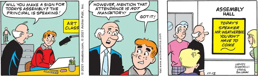 Archie for Nov 15, 2021