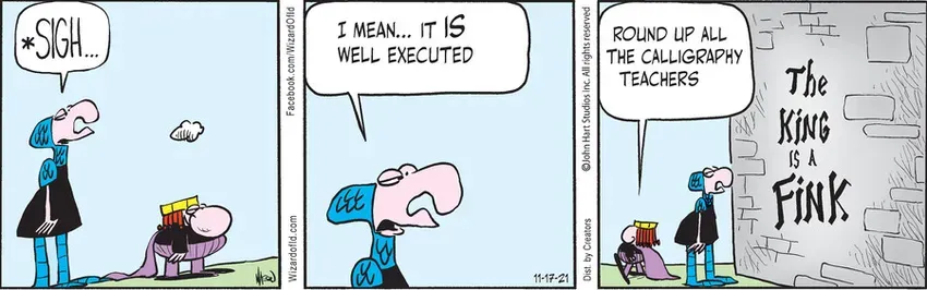 Wizard of Id for Nov 17, 2021