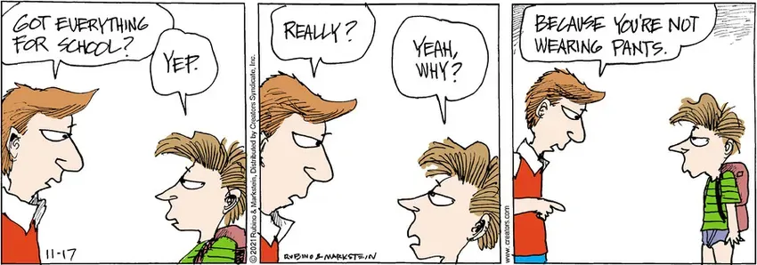 Daddy's Home for Nov 17, 2021