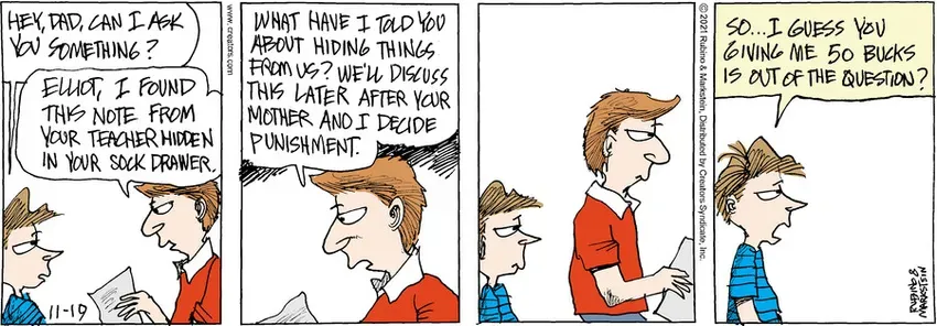 Daddy's Home for Nov 19, 2021