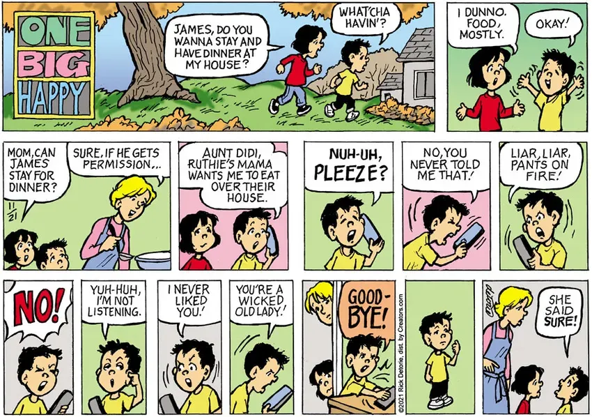 One Big Happy® for Nov 21, 2021