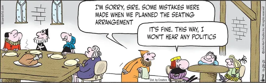 Wizard of Id for Nov 25, 2021