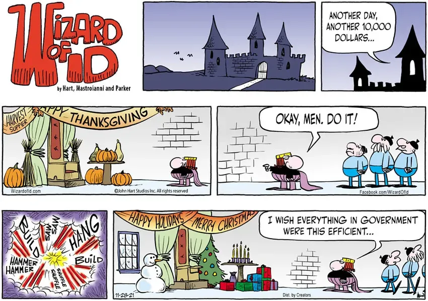 Wizard of Id for Nov 28, 2021