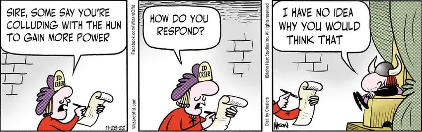 Wizard of Id for Nov 28, 2022