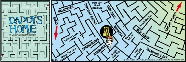 Daddy's Home for Dec 15, 2024