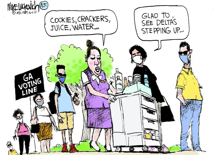 Mike Luckovich for Apr 01, 2021