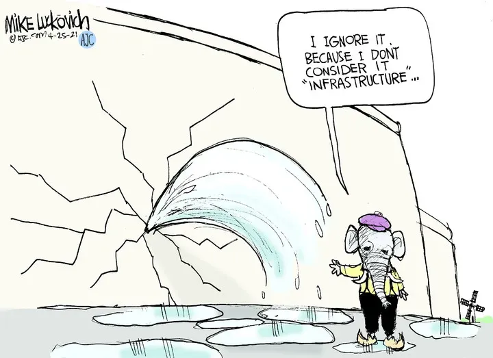 Mike Luckovich for Apr 25, 2021