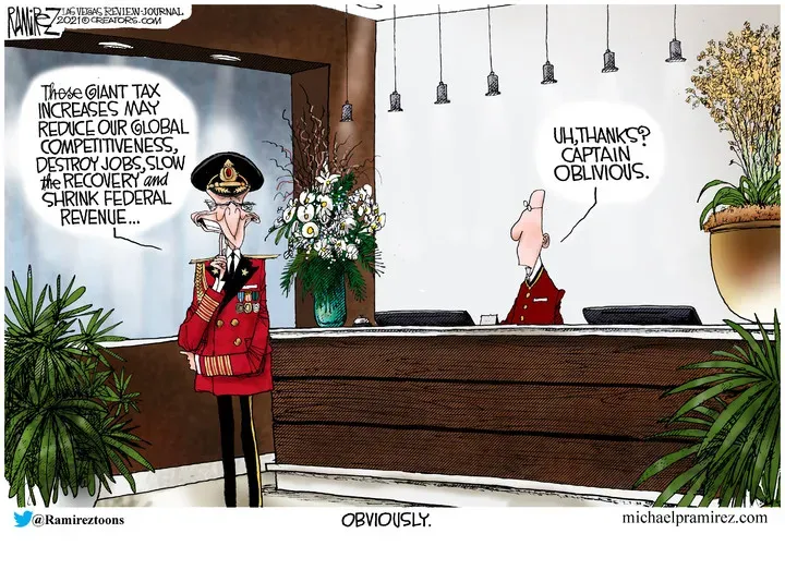 Michael Ramirez for May 05, 2021