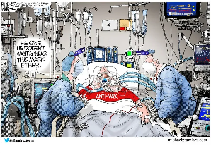 Michael Ramirez for Aug 09, 2021